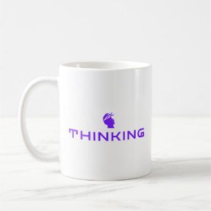 THINKING Classic Mug Minimalist Mind Statement
