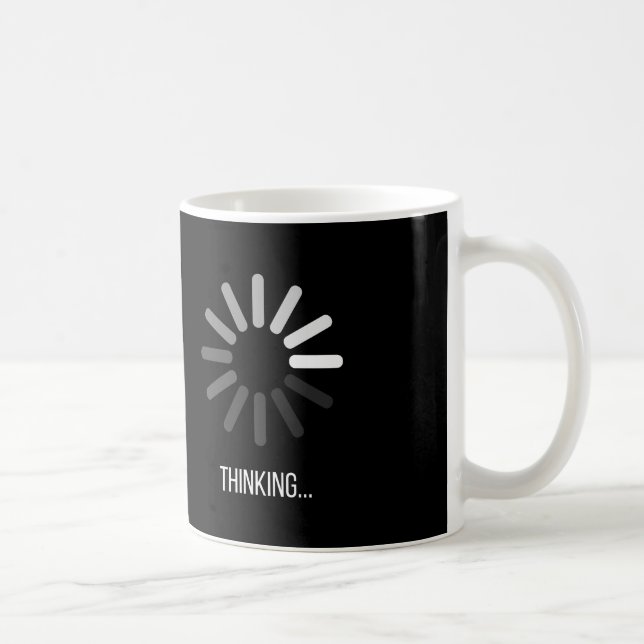Thinking Coffee Mug (Right)