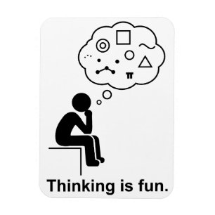 Thinking_is_fun Magnet