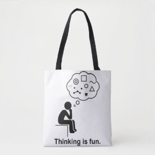 Thinking_is_fun Tote Bag