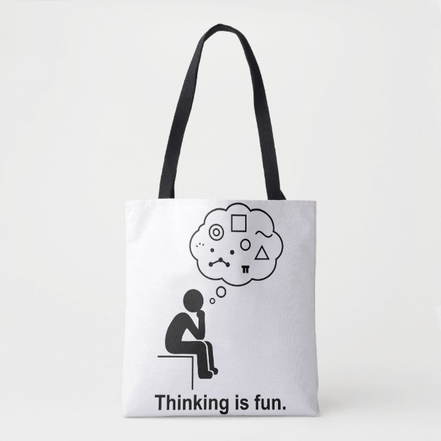 Thinking_is_fun Tote Bag (Front)