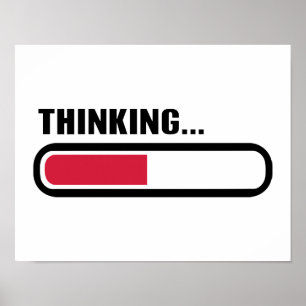 Thinking loading poster