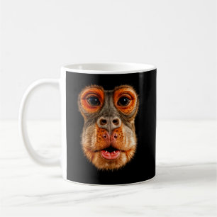 Thinking Monkey Meme Coffee Mug