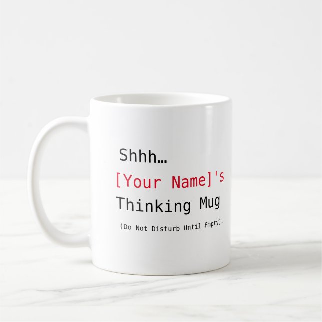 Thinking Mug (Left)