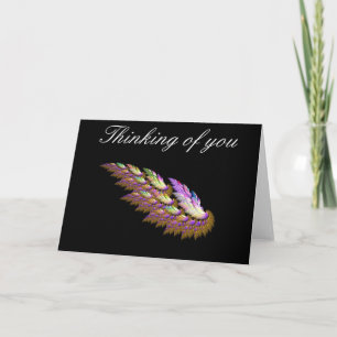 thinking of an Angel Card