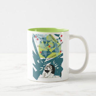 Thinking Of Deleuze Two-Tone Coffee Mug