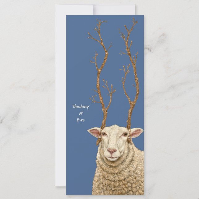 Thinking of Ewe card (Front)