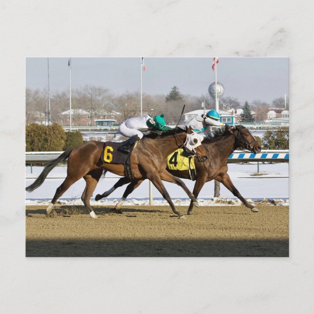 Thinking of Glenn beats Charming Cara Postcard (Front)