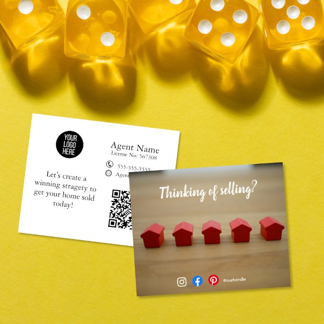 Thinking of Moving Real Estate Postcard Flyer (Creator Uploaded)