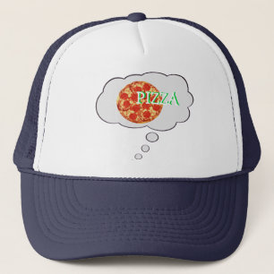 Thinking of Pizza Think Bubble Hat