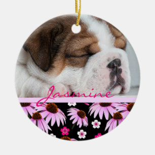 Thinking of Summer Ceramic Ornament
