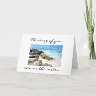 Thinking of You Across the Miles Card