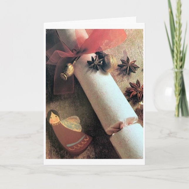 THINKING OF YOU AND WANT TO SAY  "MERRY CHRISTMAS" CARD (Front)