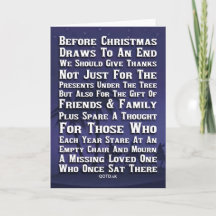 Thinking Of You And Yours At Christmas