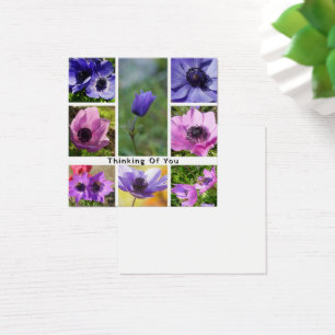 Thinking of You Anemone Photo Collage