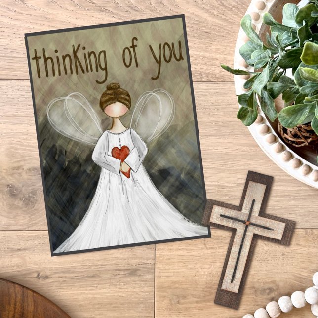 Thinking of You Angel Sympathy Loss Inspirivity   (Creator Uploaded)