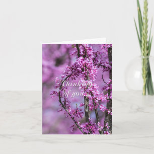 Thinking Of you Avondale Redbud Art Card