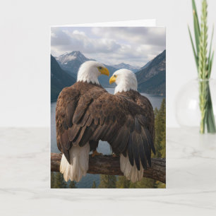 Thinking of You Bald Eagles Card