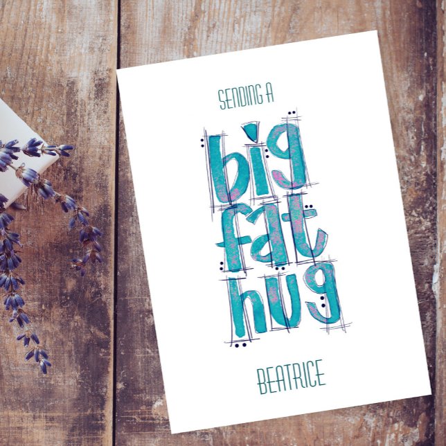 Thinking of You Big Hugs Card (Creator Uploaded)