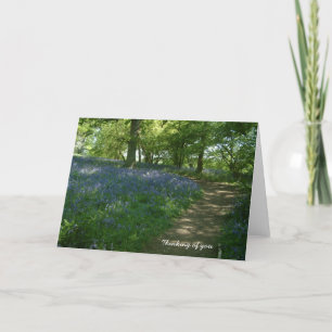 Thinking of you   Bluebell Woods Card