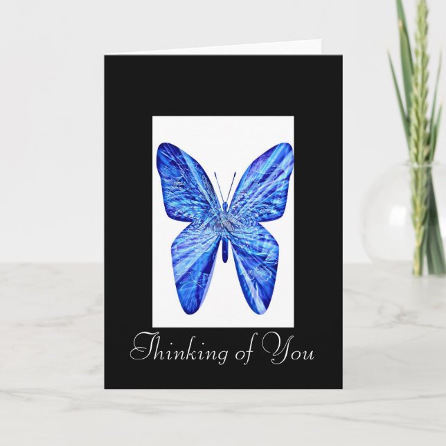 Thinking of You Butterfly Card (Front)