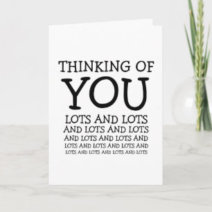 Thinking of you, cancer or get well customisable card