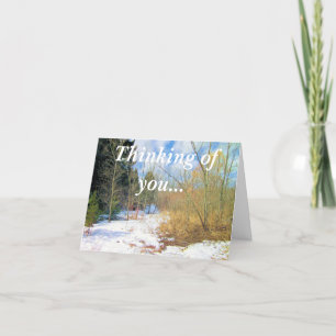 Thinking of you card