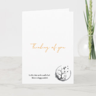 Thinking of you card