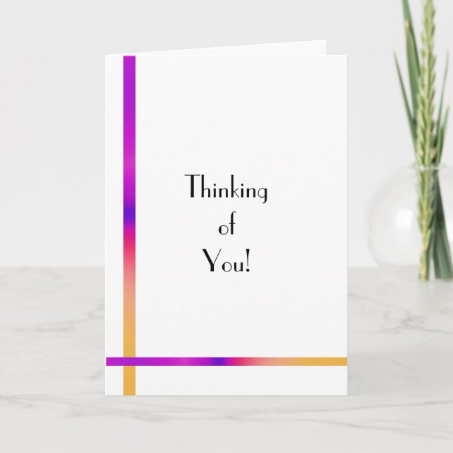 Thinking of You! Card (Front)
