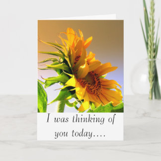 Thinking of you . . . . card