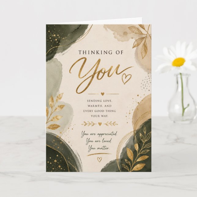 Thinking of You Card (Small Plant)