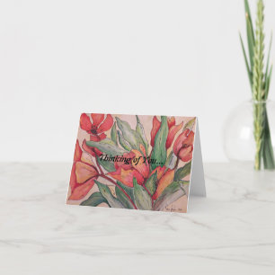 Thinking of You Card. Note Card