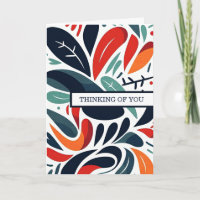 “Thinking of You” Card with Heartfelt Message