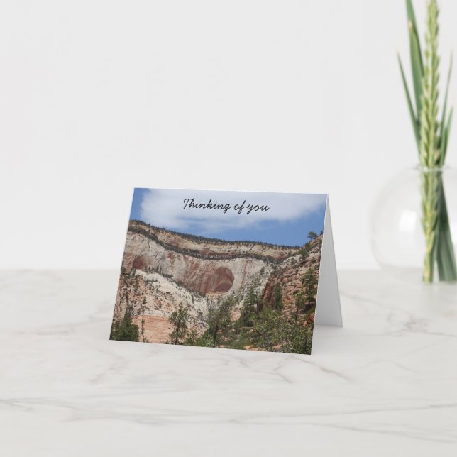 Thinking of You card - Zion (Front)