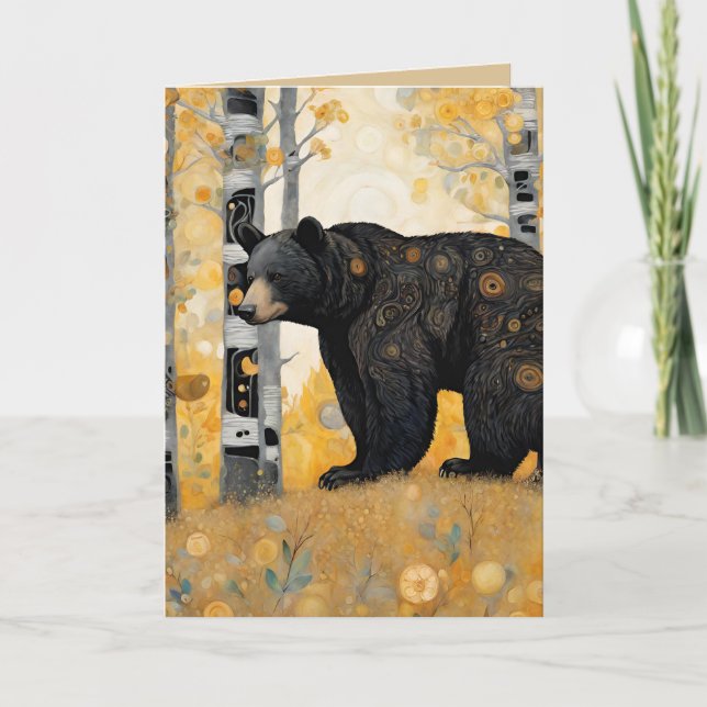 Thinking of You Cute Bear Hug Card (Front)