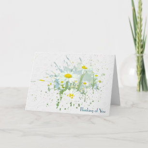 Thinking Of You Daisy Splash  Card