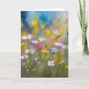Thinking of You Dreamy Wildflower Garden Card