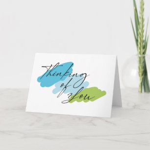 Thinking Of You Encouragement Note Card