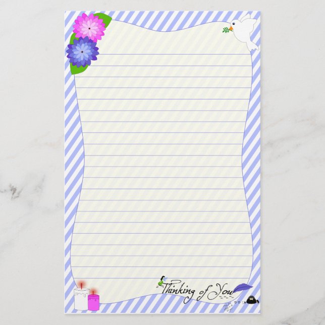 Thinking of You - Fairy Stationery (Front)