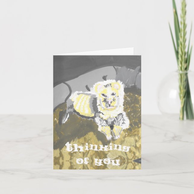 Thinking of You Ferret Card (Front)