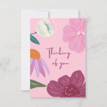 Thinking of You Flat Card