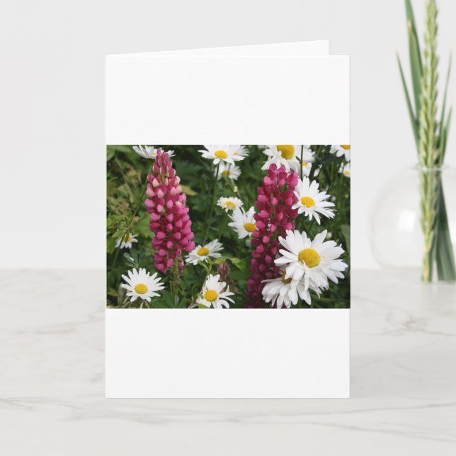 Thinking Of You Floral Blossoms Card (Front)