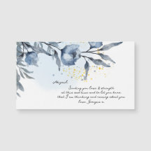 Thinking of you, floral design. Custom Name
