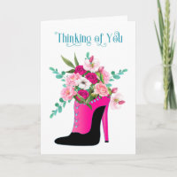 Thinking of You Flowers  in High Heel Shoe