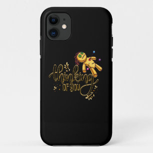 Thinking of You Funny Halloween Voodoo Doll iPhone 11 Case