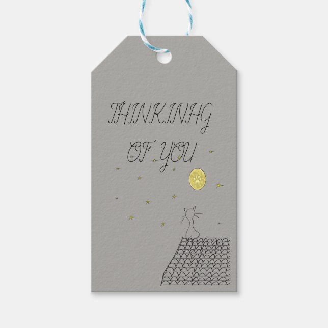Thinking of you - Gift Tag (Front)