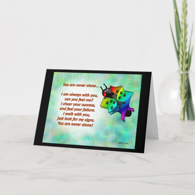 Thinking of you greeting card (Front)