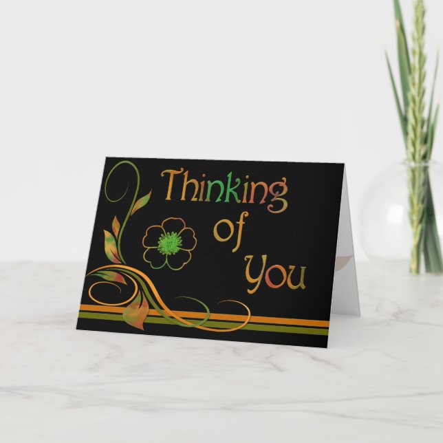 Thinking Of You Greeting Card (Front)