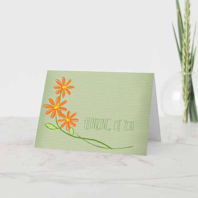 Thinking of You Greeting Cards (Front)