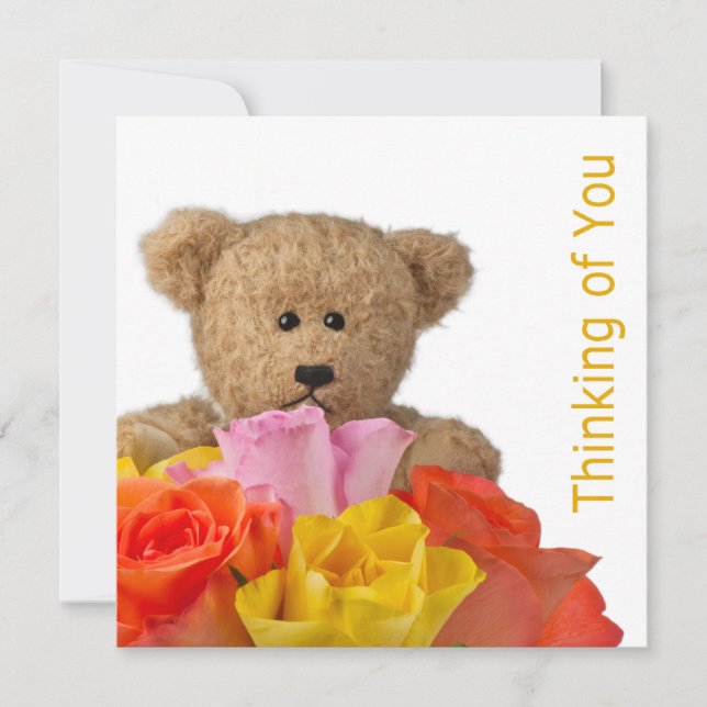 Thinking Of You Greetings Card (Front)